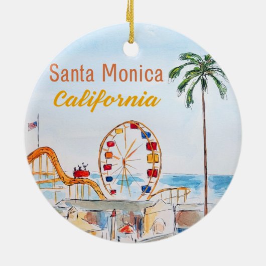 Santa Monica Pier Ornament (Hinten)