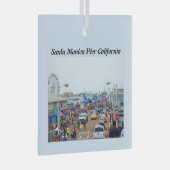 SANTA MONICA PIER ORNAMENT AUS GLAS (Vorderseite Rechts)