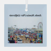 SANTA MONICA PIER ORNAMENT AUS GLAS (Rückseite)