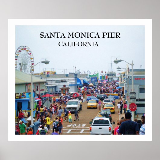 SANTA MONICA PIER Plakat (Vorne)