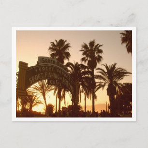 Santa Monica Pier Postcard Postkarte