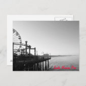 Santa Monica Pier Postcard Postkarte (Vorne/Hinten)