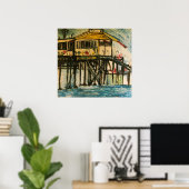 SANTA MONICA PIER POSTER (Heimbüro)