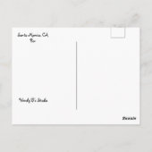 Santa Monica Pier Postkarte (Rückseite)