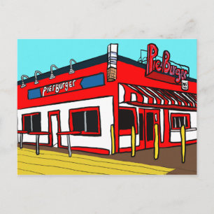 Santa Monica Pier Postkarte