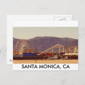 Santa Monica Pier - Postkarte (Vorne/Hinten)