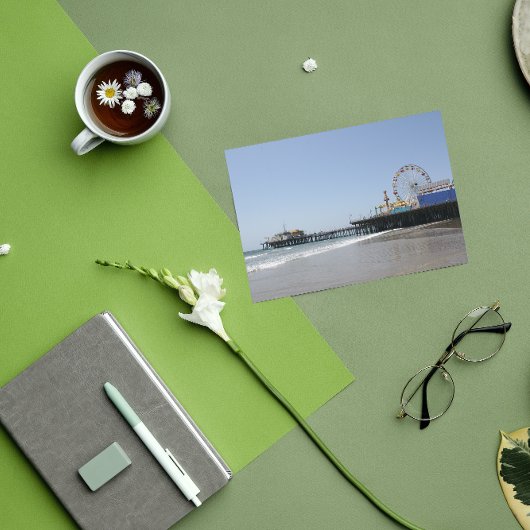 Santa Monica Pier Postkarte