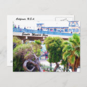 SANTA MONICA PIER Postkarte (Vorne/Hinten)