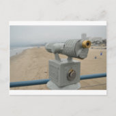 Santa Monica Pier Postkarte (Vorderseite)