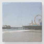 Santa Monica Pier Steinuntersetzer (Vorderseite)