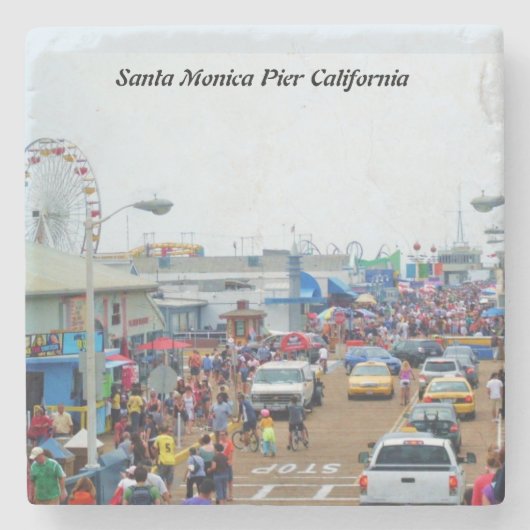SANTA MONICA PIER  STEINUNTERSETZER (Vorderseite)