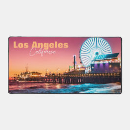 Santa Monica Pier Sunset Schreibtischunterlage