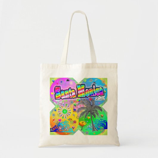 Santa Monica Quadro Seasons Tote Bag Tragetasche (Vorne)