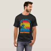 Santa Monica Retro Throwback Surf & Beach Souvenir T-Shirt (Vorne ganz)