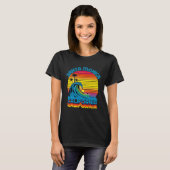 Santa Monica Retro Throwback Surf & Beach Souvenir T-Shirt (Vorne ganz)