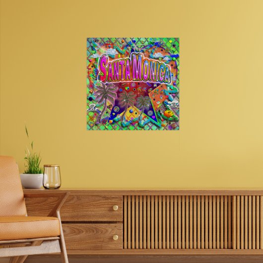 Santa Monica Risikofaktor-Poster Poster (Wohnzimmer 2)