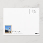 Santa Monica Road 66 Postcard! Postkarte (Rückseite)