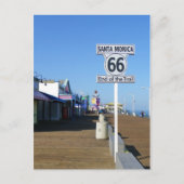 Santa Monica Road 66 Postcard! Postkarte (Vorderseite)