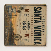 Santa Monica Route 66 End Trail Puzzle (Horizontal)