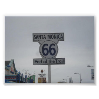Santa Monica Route 66 Fotodruck