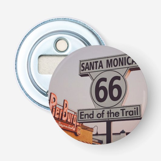 Santa Monica Route 66 Kalifornien Flaschenöffner (Vorderseite)