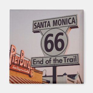 Santa Monica Route 66 Kalifornien Magnet