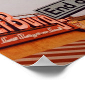 Santa Monica Route 66 Kalifornien Poster (Ecke)