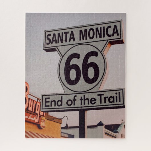 Santa Monica Route 66 Kalifornien Puzzle (Vertikal)