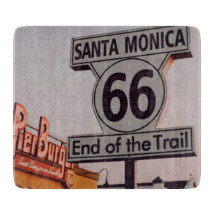 Santa Monica Route 66 Kalifornien Schneidebrett