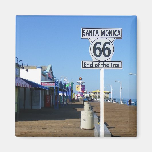 Santa Monica Route 66 Magnet! Magnet (Vorne)