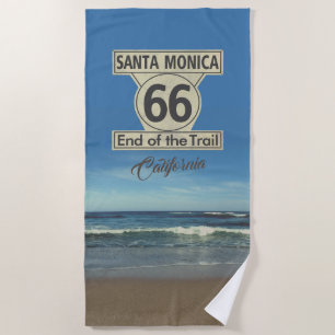 Santa Monica Route 66 Strandtuch