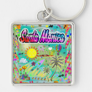 Santa Monica Schlüsselanhänger "Nu Era"