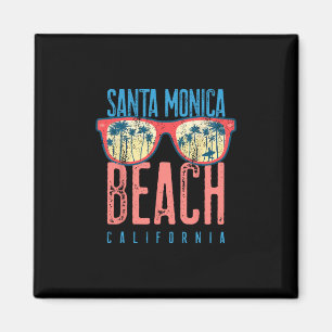 Santa Monica-Shirt Strand Kalifornien Familienurla Magnet