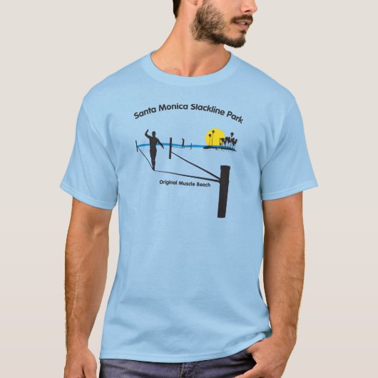 Santa Monica Slackline Park T-Shirt (Vorderseite)