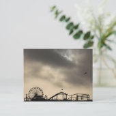 Santa Monica Solar Eclipse Postkarte (Stehend Vorderseite)