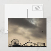 Santa Monica Solar Eclipse Postkarte (Vorne/Hinten)