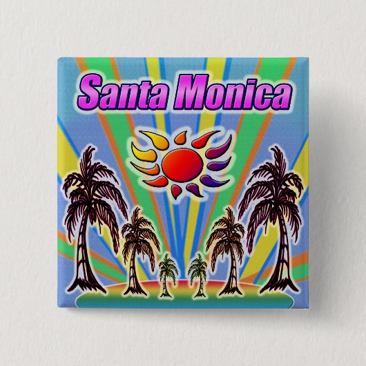 Santa Monica Sommerliebe-Taste Button (Vorderseite)