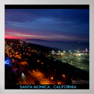 SANTA MONICA SONNENAUFGANG #2 POSTER