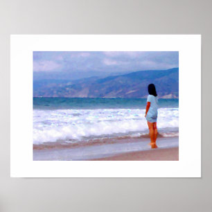 Santa Monica Strand-Baby #1 2015 Poster