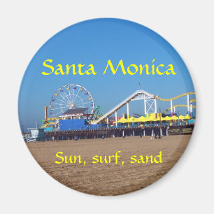 Santa Monica Strand-Pier Magnet