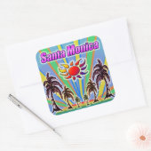 Santa Monica Summer Liebe Sticker (Umschlag)