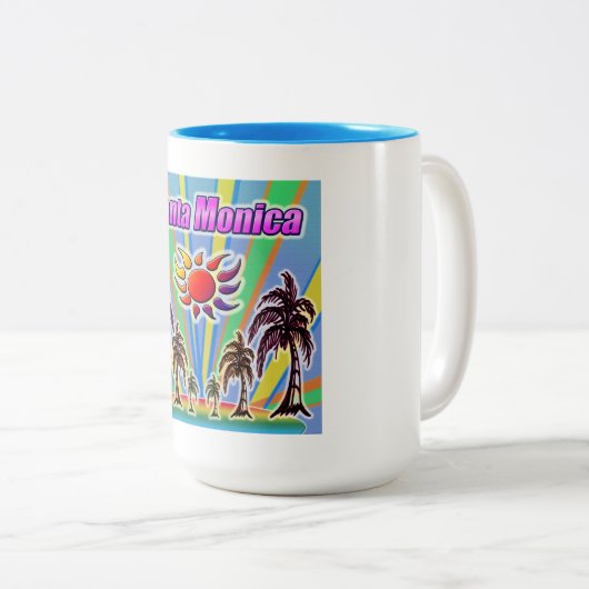 Santa Monica Summer Liebe Tasse (VorderseiteRechts)