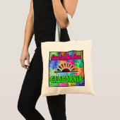 Santa Monica Sun & Palms Bag Tragetasche (Vorderseite (Produkt))
