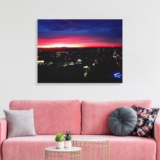 SANTA MONICA SUNRISE #1 CANVAS PRINT LEINWANDDRUCK (Insitu (Wohnzimmer))