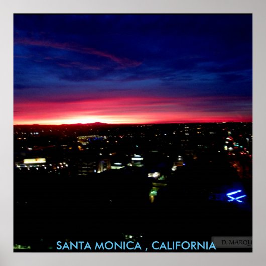 SANTA MONICA SUNRISE #1 POSTER (Vorne)