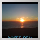 SANTA MONICA SUNSET #1 POSTER (Vorne)