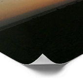 Santa Monica Sunset Poster (Ecke)