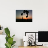 Santa Monica Sunset Poster (Heimbüro)