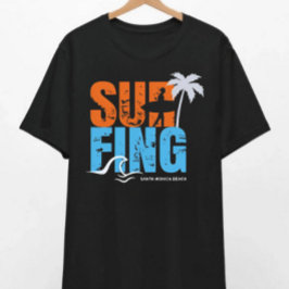 Santa Monica Surfing T - Shirt