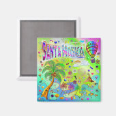 Santa Monica Timeless Melody Magnet (Vorderseite/Rückseite)